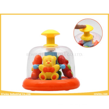 Juguetes de plástico juguetes para bebés osos giratorios